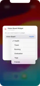 Vision Board Widget screenshot #1 for iPhone