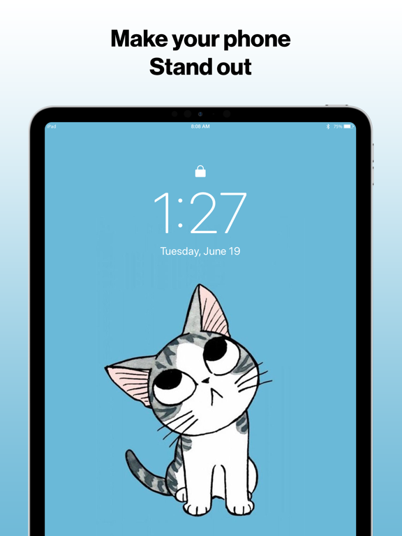 Cute Girly Wallpapers & Themes iPad screenshot 6 - Graphics & Design app
