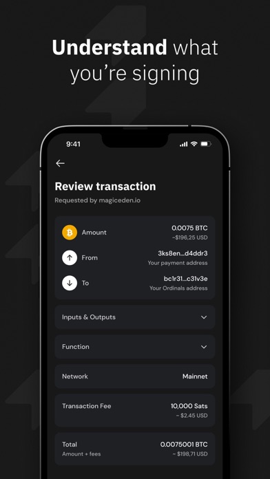 Xverse - Bitcoin Wallet Screenshot