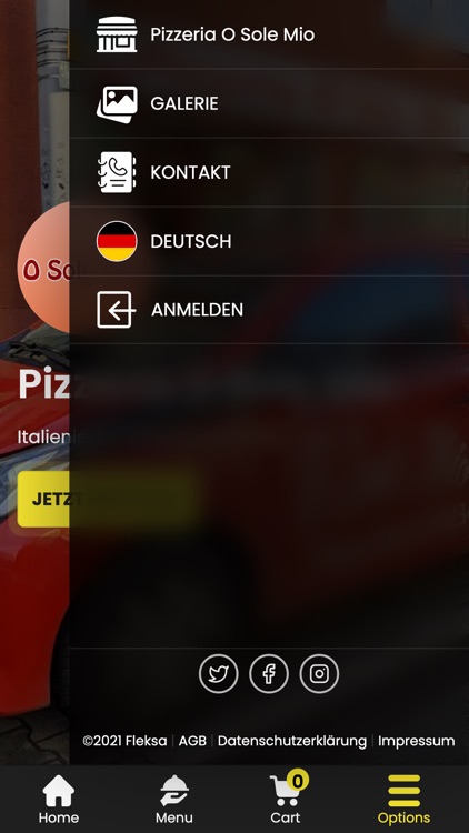 Pizzeria O Sole Mio Boch.