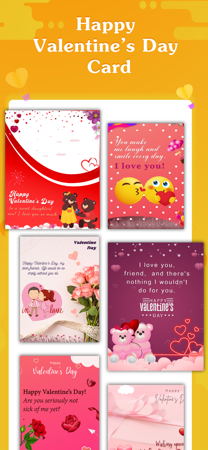 Valentines Day Greetings Card