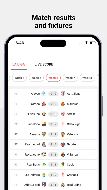 La Liga Live Score