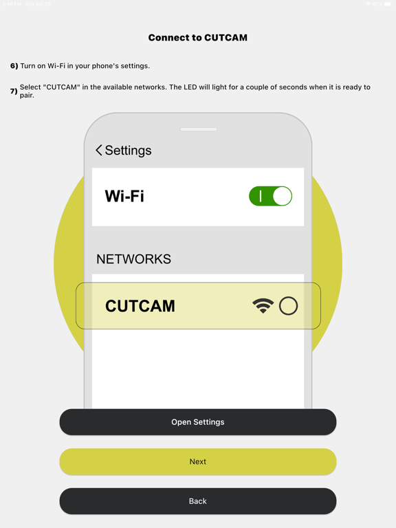 CUTCAM Connect iPad screenshot 3 - Lifestyle app