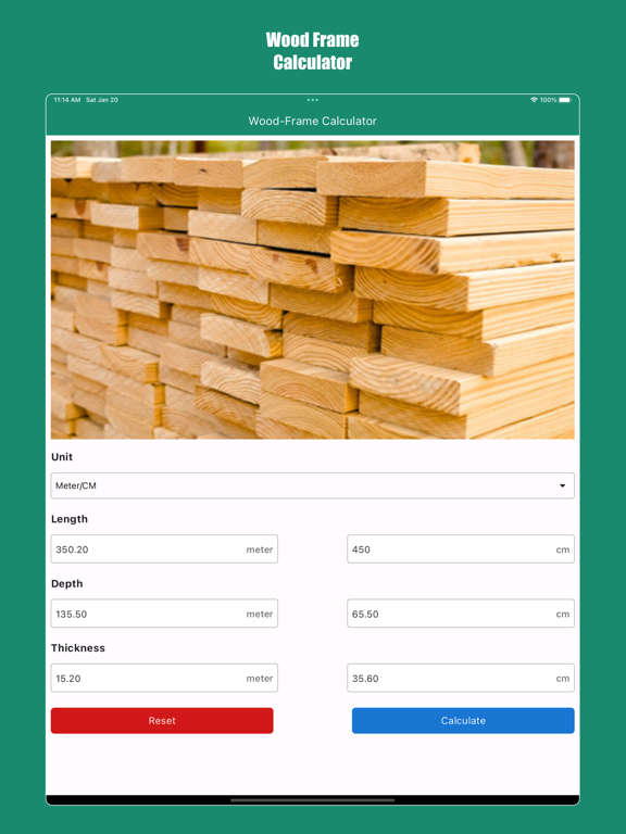 Screenshot #4 pour Wood Frame Calculator