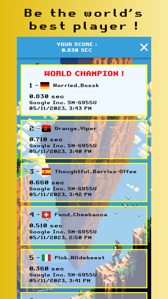 Cicada Dash - no wifi game