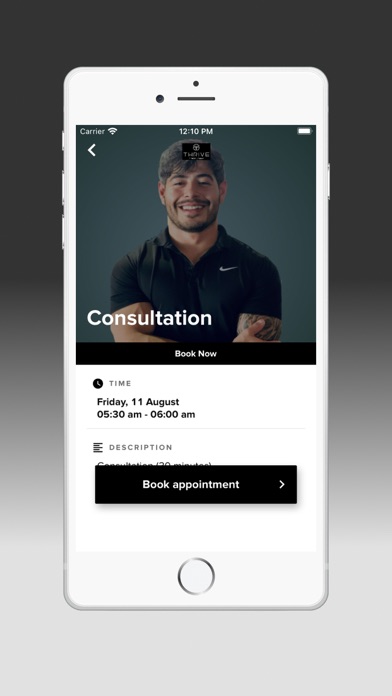 Thrive Fitness Studio Screenshot