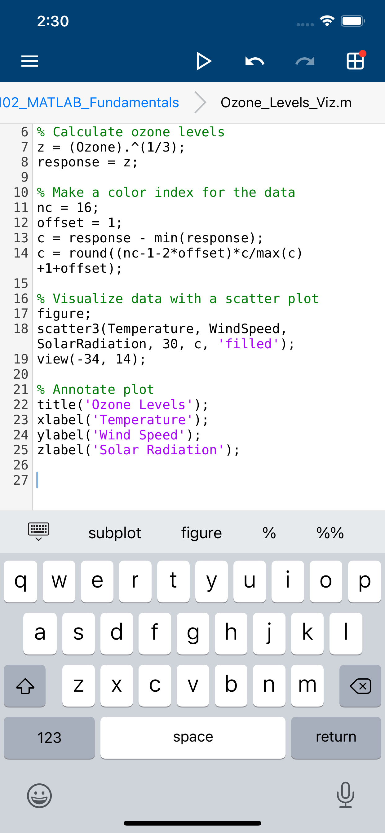 MATLAB Mobile