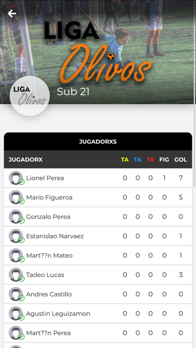 Liga Olivos Screenshot