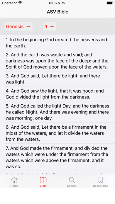 ASV Bible Screenshot