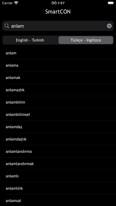 SmartCON Offline Dictionary Screenshot