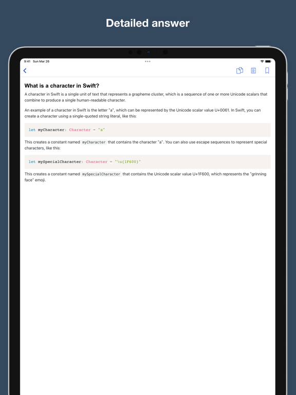 Screenshot #6 pour 2000 Swift interview questions