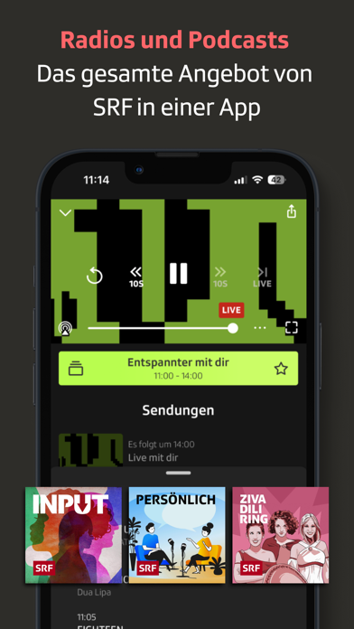 Play SRF: Streaming TV & Radio Screenshot