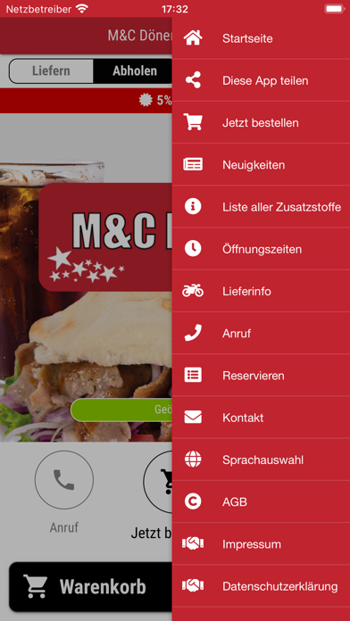 M&C Döner Osnabrück Screenshot