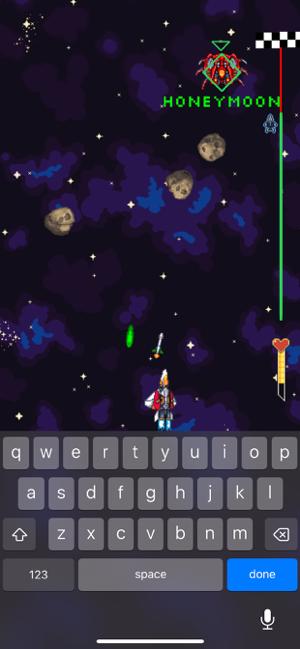 ‎Space Race Typing Screenshot