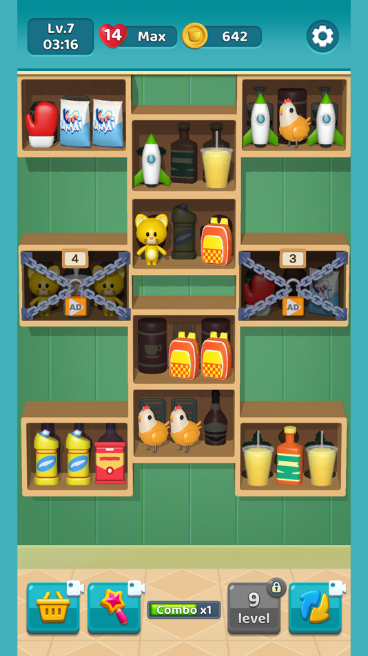 #5. Triple Goods: 3D Sort Game (iOS) 由: NUTS POWER ONLINE ENTERTAINMENT LIMITED