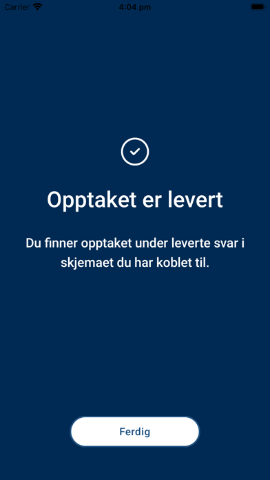 Screenshot #3 pour Nettskjema-diktafon