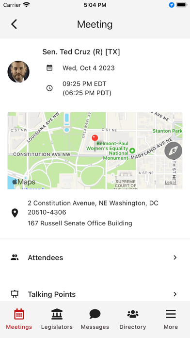 Advocacy Associates Training Screenshot