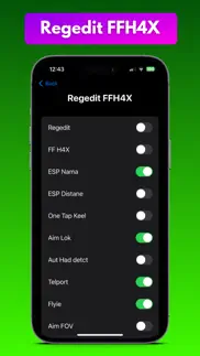 regedit ffh4x sensi iphone screenshot 4