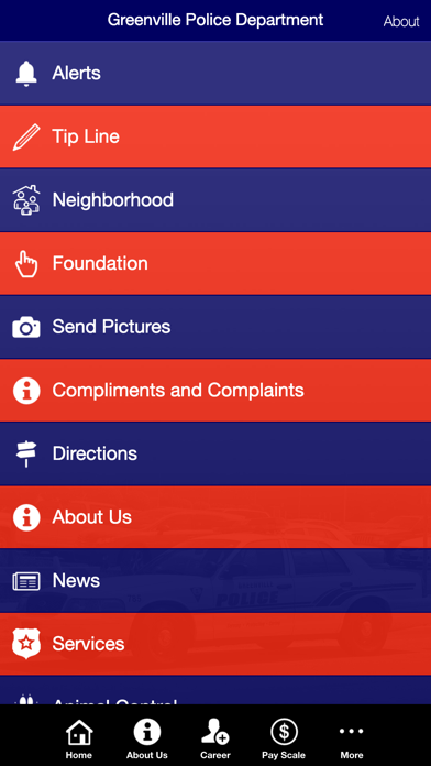 Greenville Police Department Screenshot