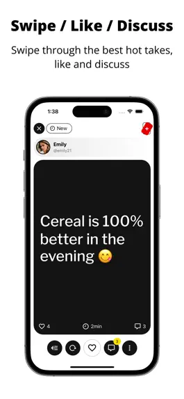 Game screenshot HotTake : speak your mind apk