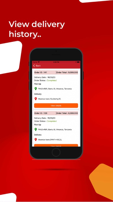 Ordenes: Rider App Screenshot
