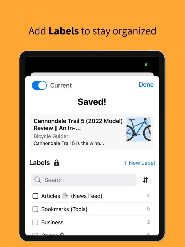 Airframe Save and find later
