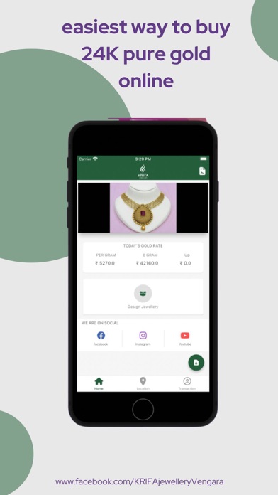 Krifa Jewellery Screenshot