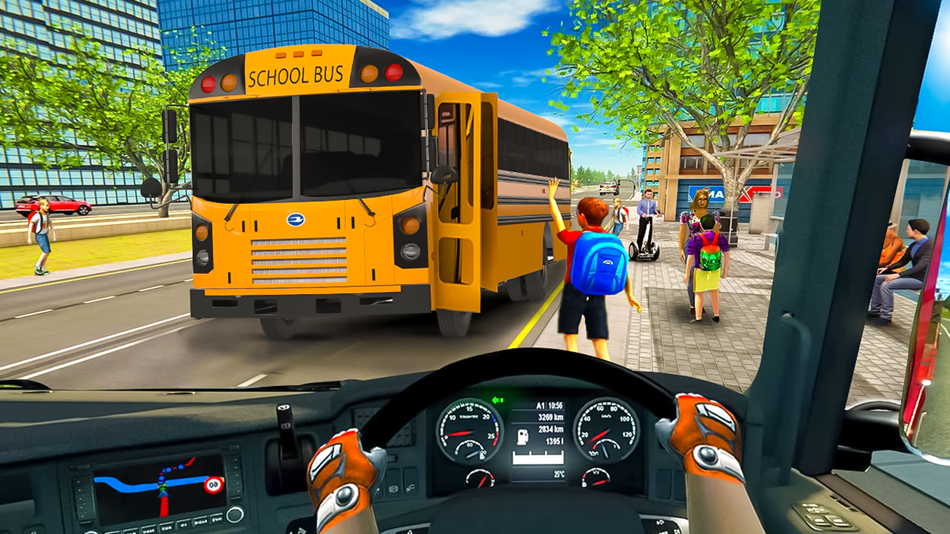 #1. School Bus Transport Simulator (iOS) 由: Farhan Bashir