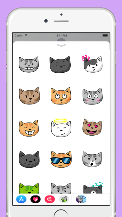 Screenshot #3 pour Doodlecats: Catmojis