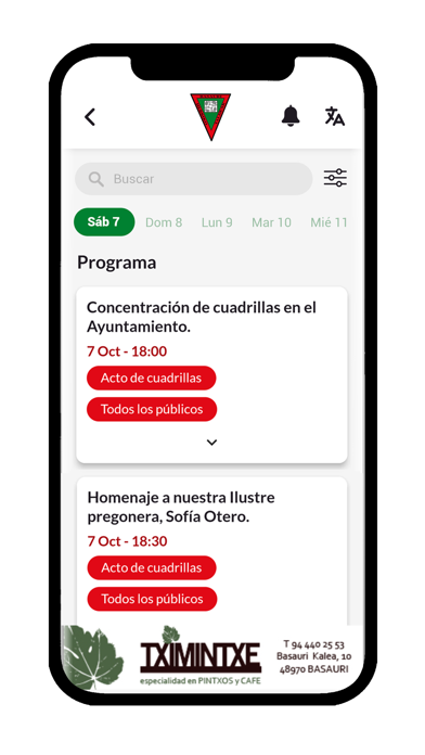 Herriko TaldeApp Screenshot