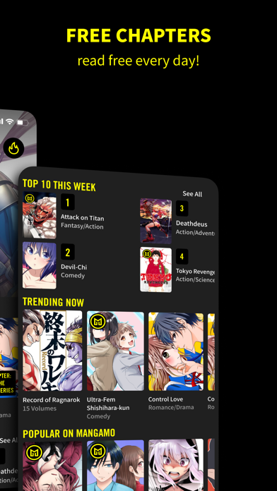 Mangamo Manga Reader & Comics Screenshot