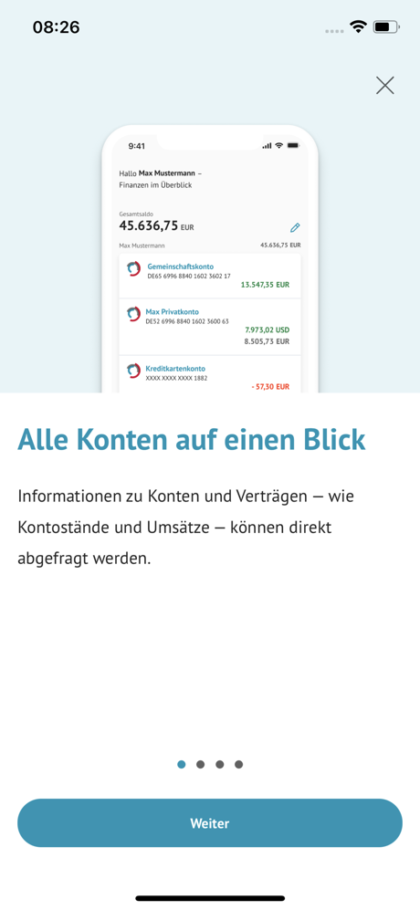Werhahn Banking screenshot 1