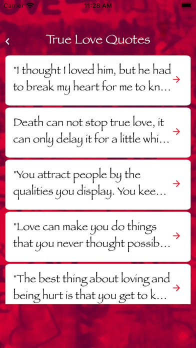 Love Quotes Latest Status Screenshot