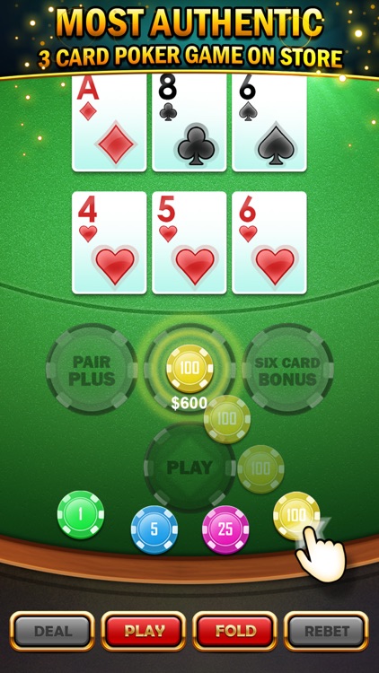 Three Card Poker Casino table screenshot-3