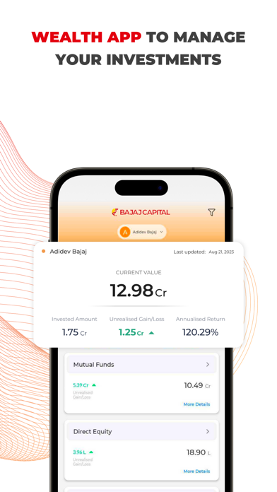 Bajaj Capital App Screenshot
