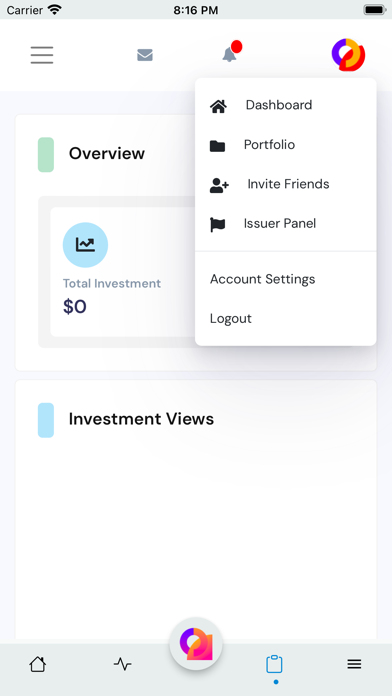 Startfund Screenshot