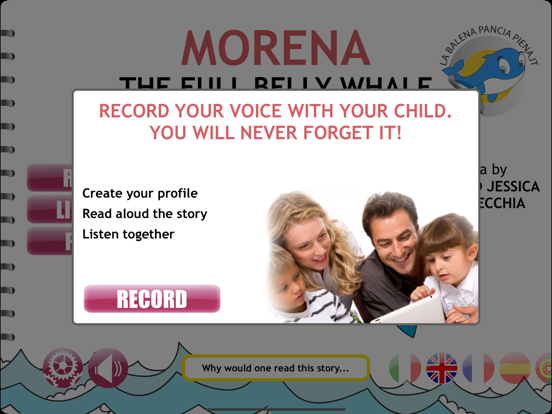 Morena The Full Belly Whale iPad screenshot 2 - Book app