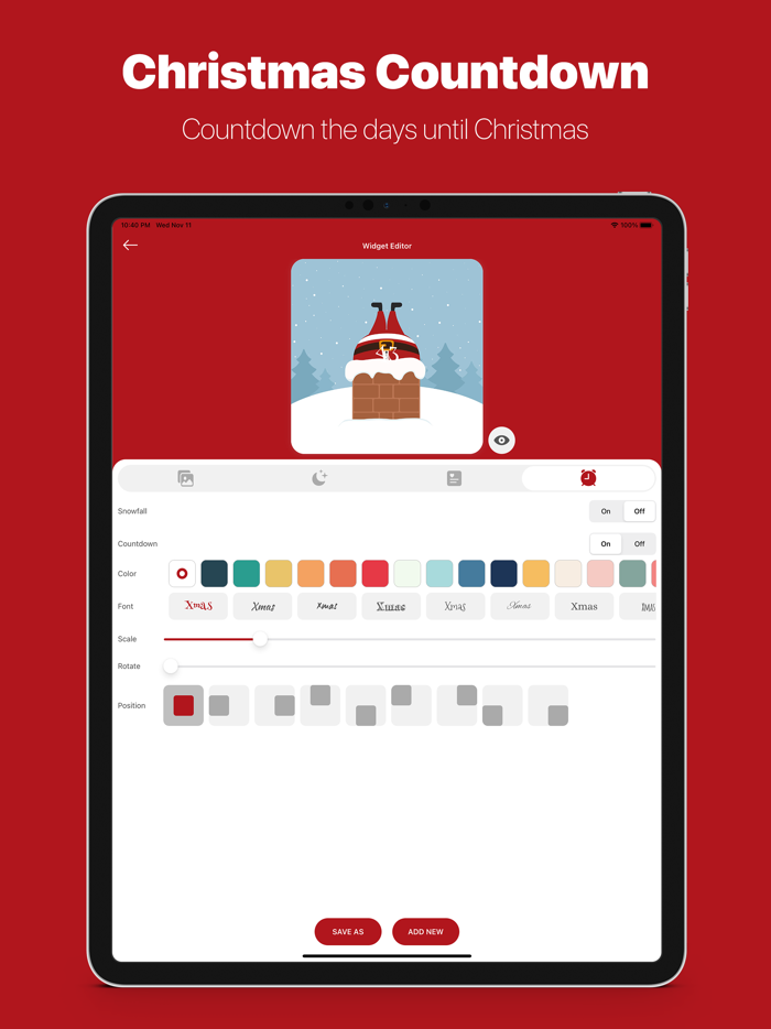 Christmas Widgets