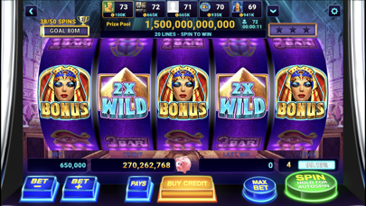 Buffalo 5-Reel Deluxe Slots Screenshot