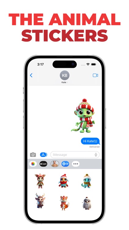 The Animal Stickers app