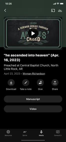 Game screenshot Central Baptist Church NLR, AR hack