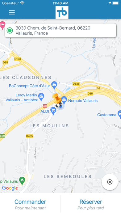 Taxis Bleus Screenshot