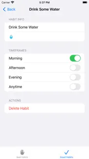 How to cancel & delete my daily habits 3