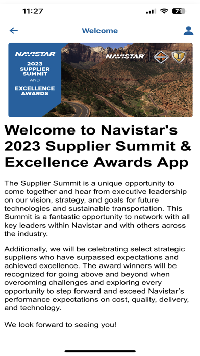 Screenshot 3 of Navistar Supplier Summit App