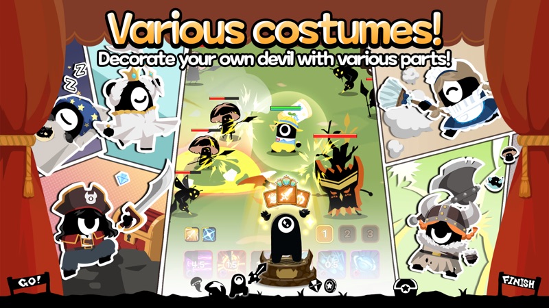 Awesome Devil: Idle RPG! screenshot 2