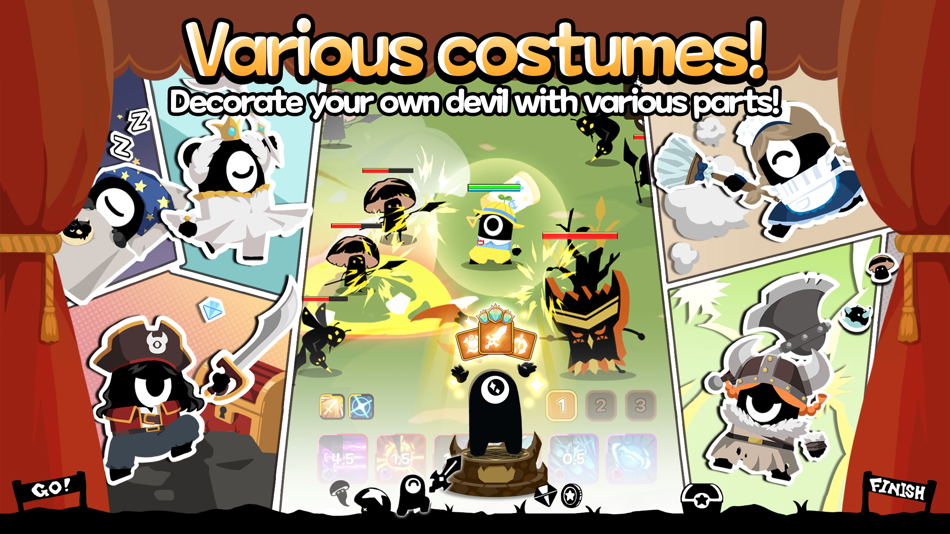#2. Awesome Devil: Idle RPG! (iOS) Podle: Gameberry Studio Inc