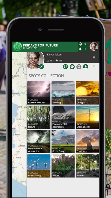 FRIDAYS FOR FUTURE Climate App Screenshot