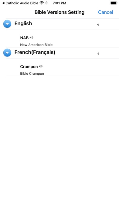 Screenshot #3 pour Français-Anglais Crampon Bible