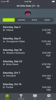 ohio state football iphone screenshot 1