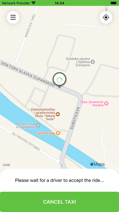 HaloTaxi Zrenjanin Screenshot